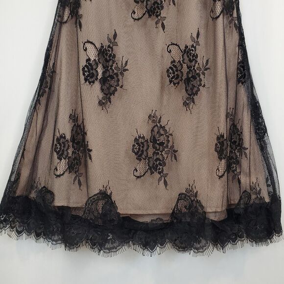 May Queen Couture Dark Floral Sheer Lace Maxi Skirt 2 Fairy Grunge Whimsigoth - Picture 4 of 11